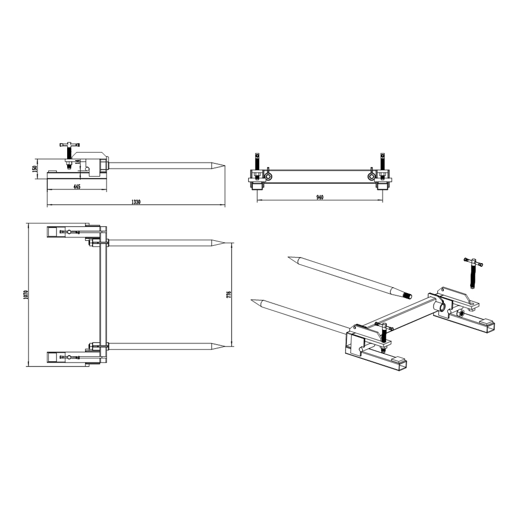 Fibulae in bale hastam details