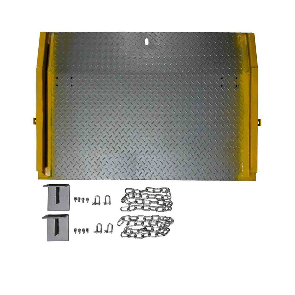 Forklift aggeris dockboard details